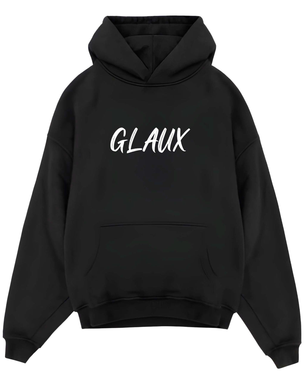 Black Oversized Hoodie Front Design