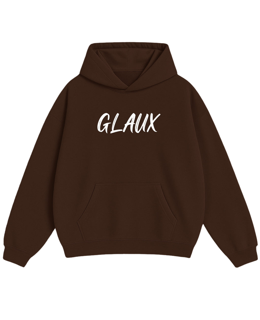 Mocha Brown Oversized Hoodie Front Design