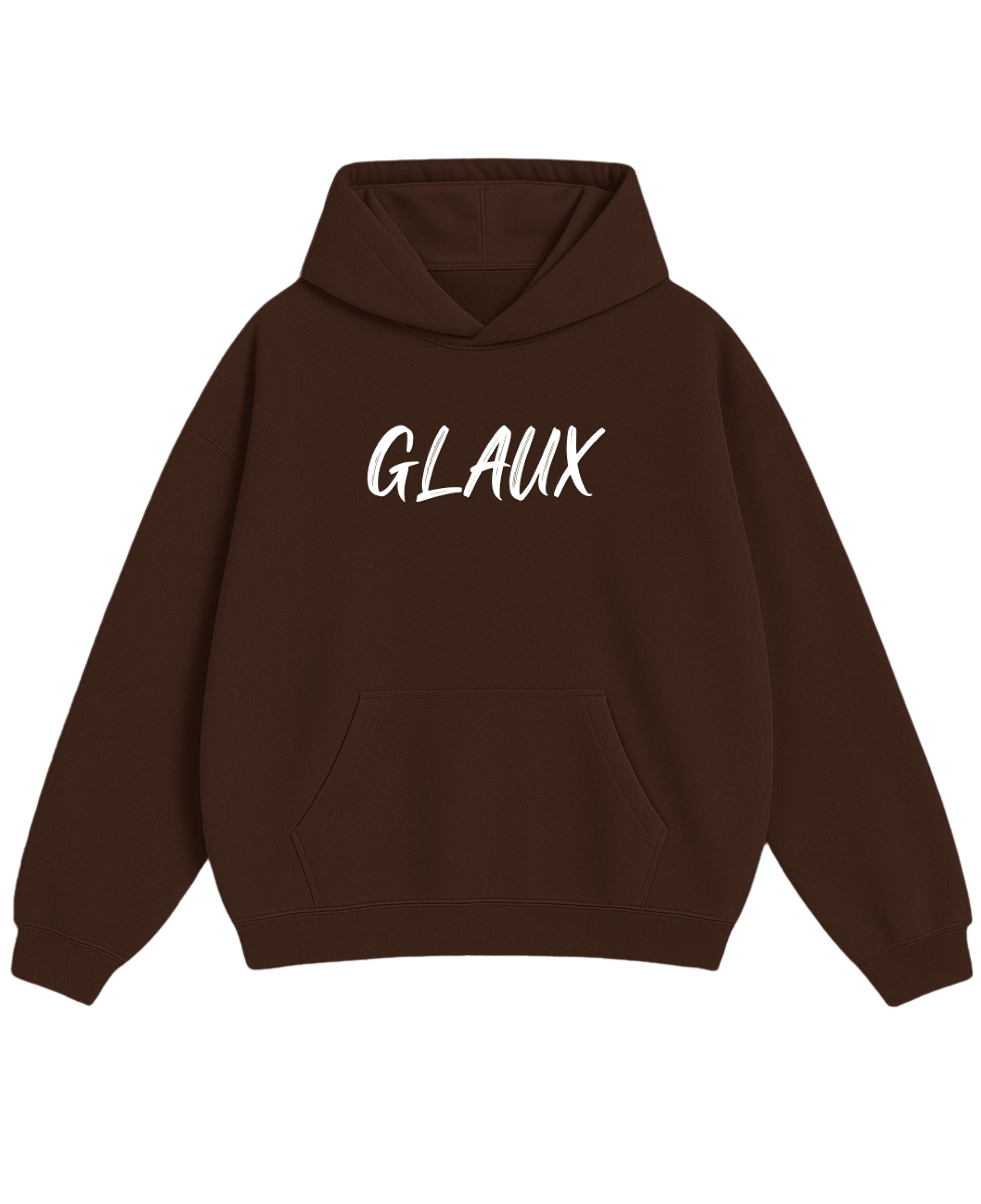 Mocha Brown Oversized Hoodie Front Design