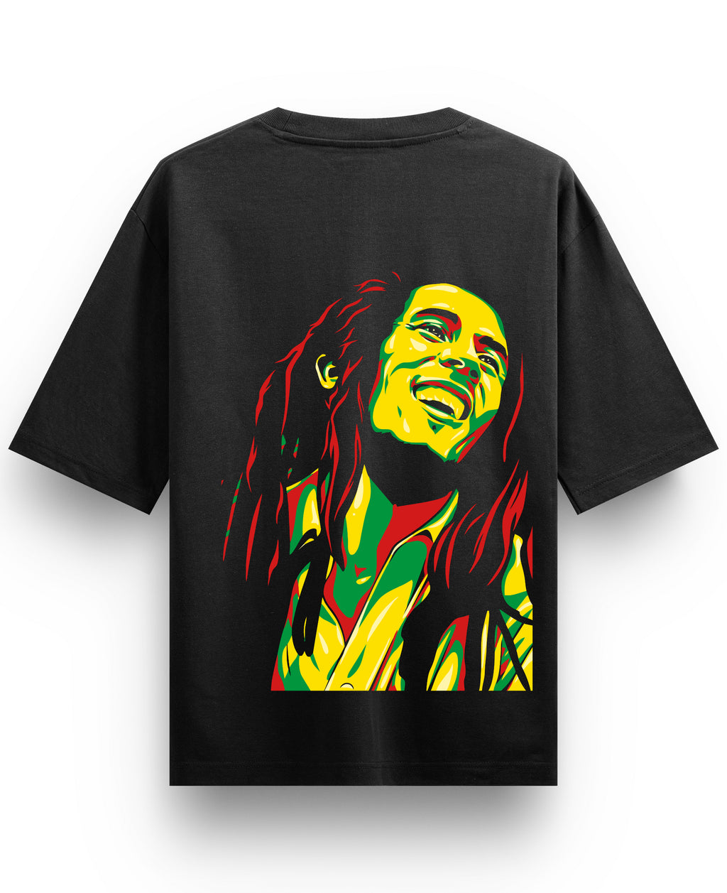 Black Oversized T-shirt Back Design