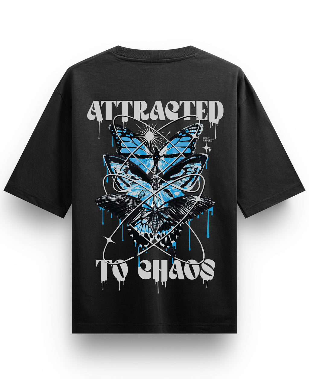 Black Oversized T-shirt Back Design