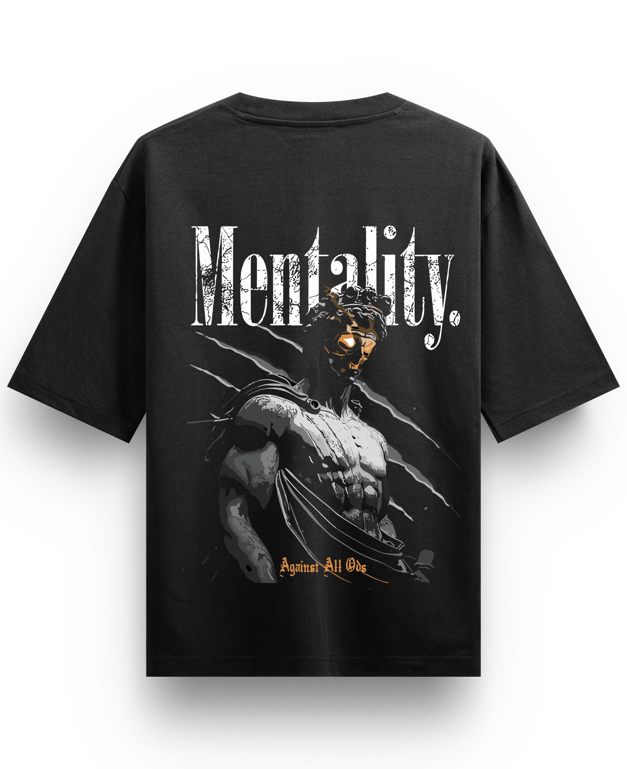 Black Oversized T-shirt Back Design