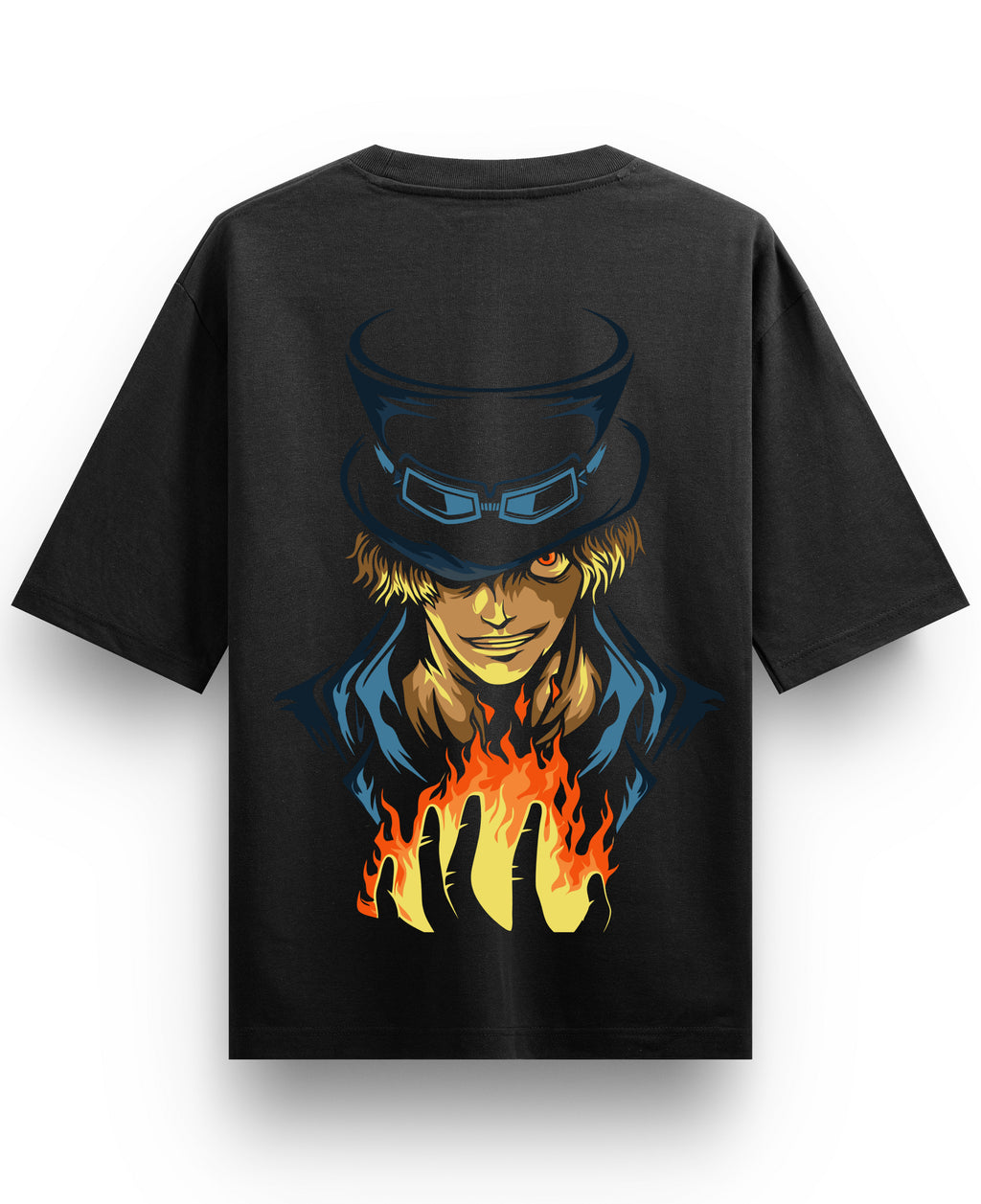 Black Oversized T-shirt Back Design